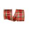 Reliant 2.5&#x22; x 10yd. Red &#x26; Gold Sparkle Christmas Plaid Wired Ribbon, 10yd.